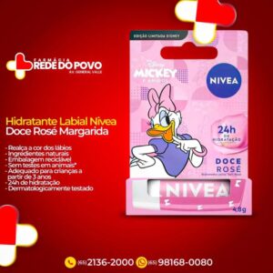 Hidratante Labial Nivea Doce Rosé Margarida