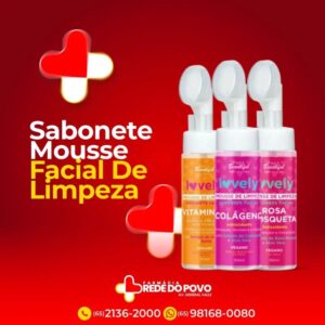 Sabonete Mousse Facial de Limpeza