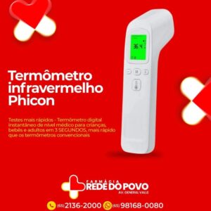 Termômetro Infravermelho Phicon